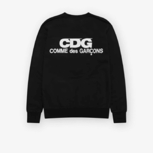 CDG Logo Crew Neck Sweatshirt Black
